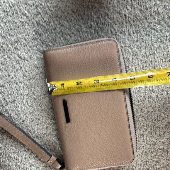 Rebecca Minkoff Taupe Leather Wristlet Wallet - Picture 15 of 16